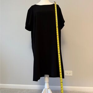 Bobeau Black Dress with Back Cut Out Size XL